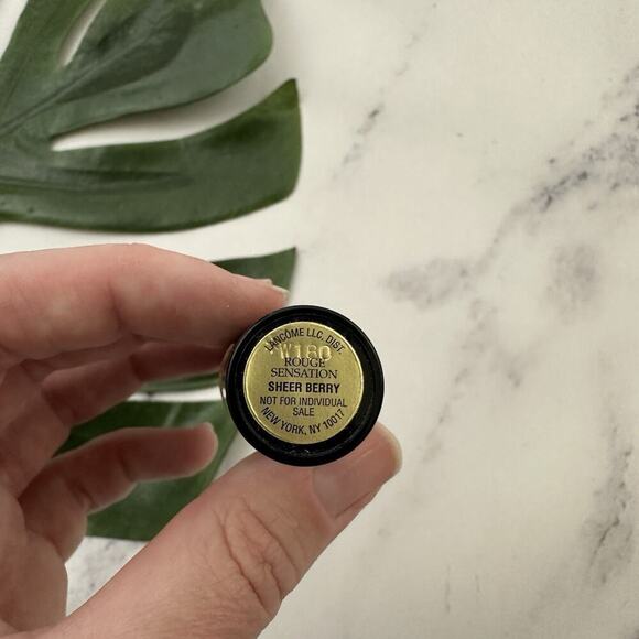 Lancome Rouge Sensation Lipstick Sheer Berry Pink New Open Lipcolor Makeup - Picture 2 of 3